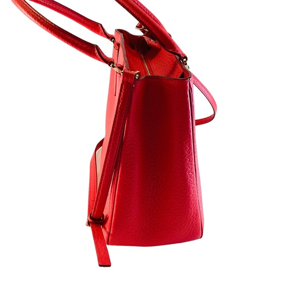 Kate Spade New York Leather Satchel "Stoplight" Large w/Shoulder Strap - Picture 7 of 12